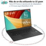 LG Gram 14Z90S-G.AD78B Portátil 14" IPS, Intel Core Ultra 7-155H, 32GB RAM, 1TB SSD NVMe, Windows 11 Home, Ultraligero, 72 Wh